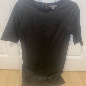 Tinley Road Black Short Leather Dress